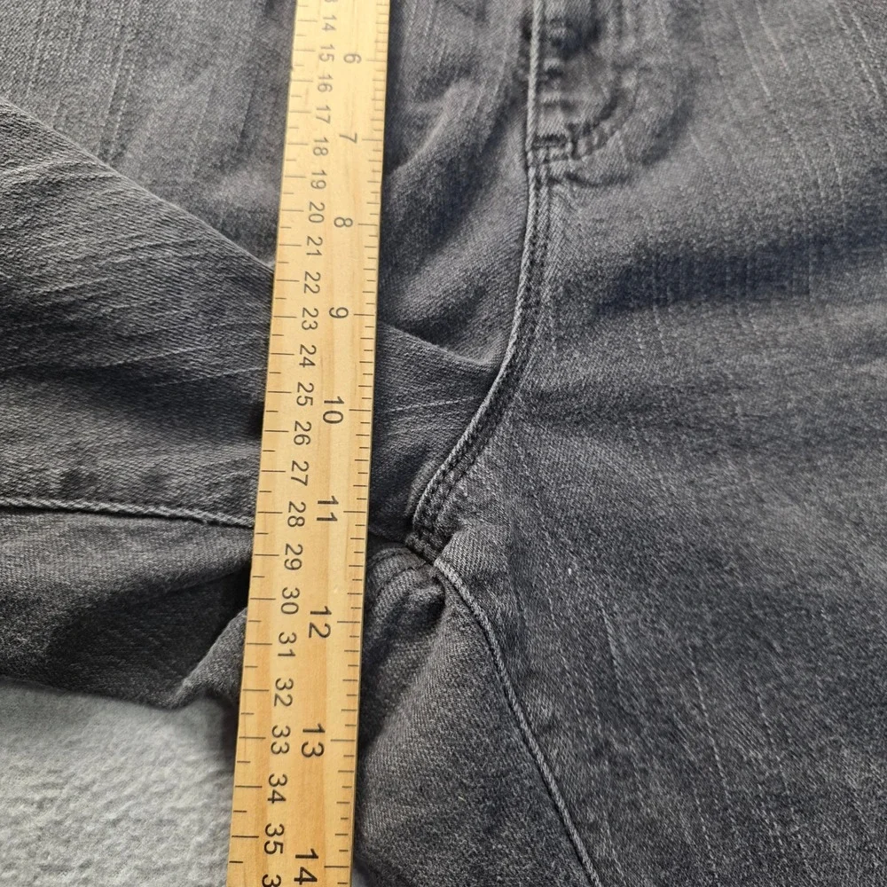 Michael Kors Skinny Jeans Womens Plus Size 16W‎ Grey Tapered Stretch Denim Pants